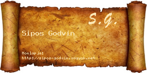Sipos Godvin névjegykártya